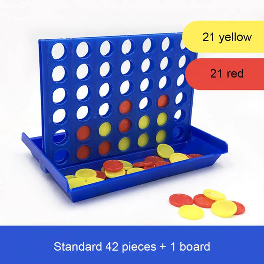 Foldable Bingo Four Combo Board Game Children Educational Toys Kids Children Line Up Row Board Puzzle Toys Party Bingo Game