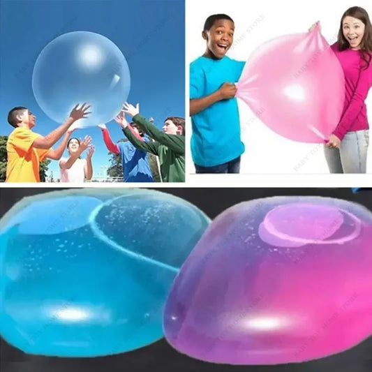 Inflatable Water Bubble Balloon Beach Ball Garden Ball for Outdoor Indoor Play Soft Rubber Ball  Toys Gifts  Kids Boys