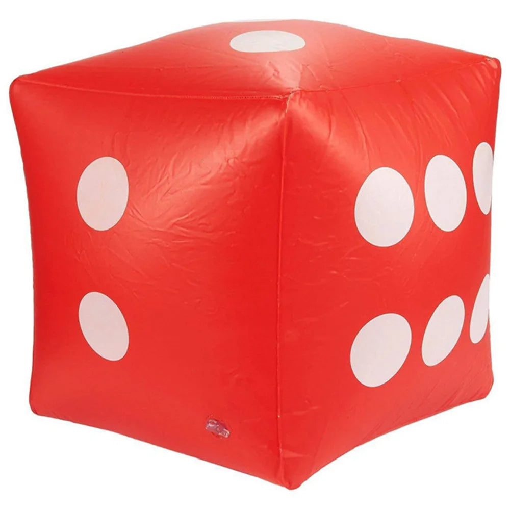 1/2/4PCS 30cm Giant Inflatable Dice Beach Garden Party Group Game Tool Outdoor Children Kid Toy Big Dice Activity Atmosphere